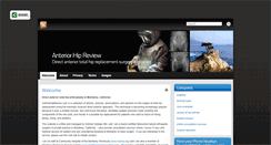 Desktop Screenshot of anteriorhipreview.com